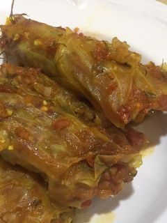 صورة لوصفة محشي الكرنب