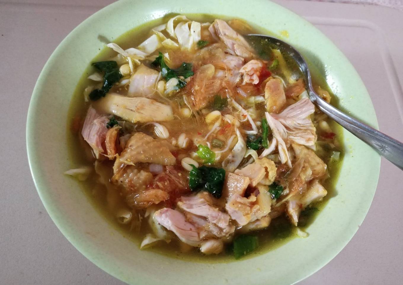 Soto ayam sederhana ala soto bangkong semarang