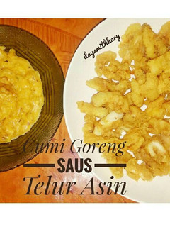 Foto resep Cumi Goreng Saus Telur Asin