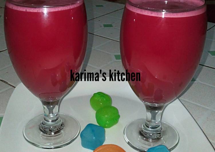 Simple Way to Make Homemade Beetroot coconut juice