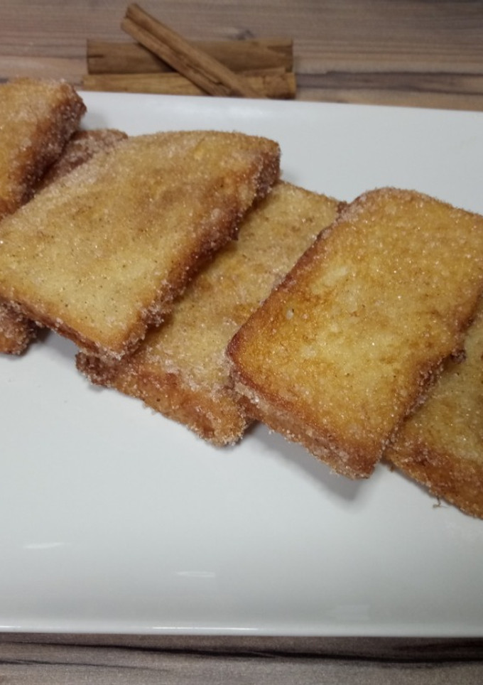 Una foto de Torrijas de jengibre y canela - Sin gluten - Sin lactosa
