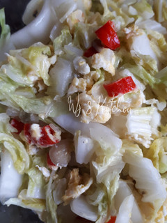Foto resep Orak Arik Telur Sawi Putih #34
