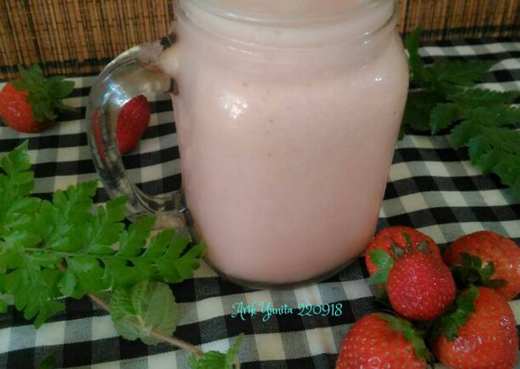 Cara memasak Jus Strawberry Pear 🍓🍐  yang Enak