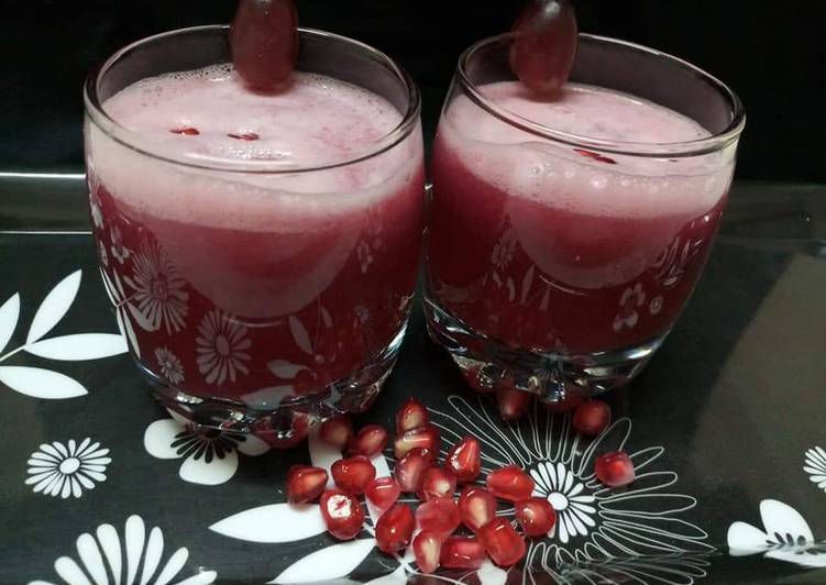 Pomegranate and Grape Juice