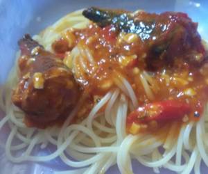 Cara Memasak Spageti saus Sarden Balado Keju Mantul Banget Cara Memasak Spageti saus Sarden Balado Keju Mantul Banget