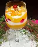 Alphonso Mango Cream, Rabdi, Jelly Layers Dessert