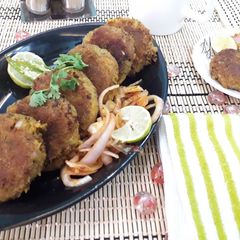 A picture of Soya kabab very healthy and netrious recipe.
