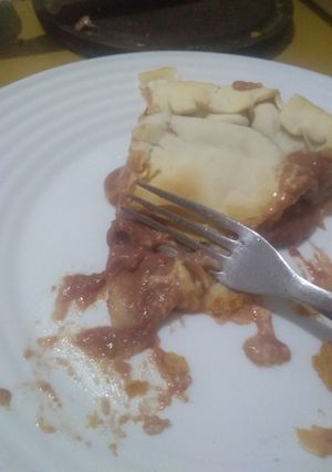 Una foto de Tarta de picadillo y queso