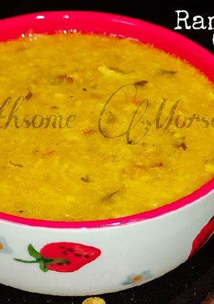 A picture of Masala Mutton khichdi.
