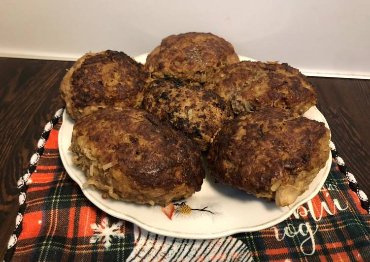 Котлеты из фарша постной говядины