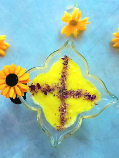 عکسی از دستور فرنی با آرد برنج (چالش جعبه برنج)