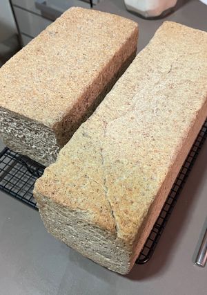 Una foto de Pan de molde integral