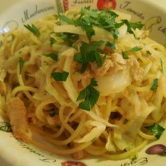 A picture of Tuna & Cabbage Spaghetti Pasta.