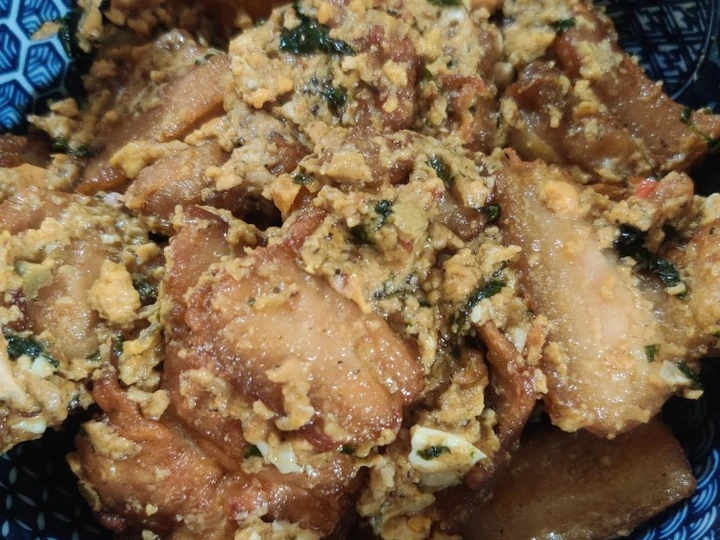 Easy Steps to Make Recipes Salted Egg Pork the Awesome  Make You Drink.