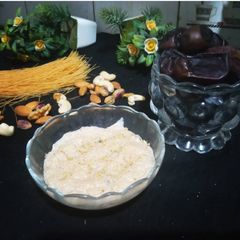 Khajoor sawaiyan (dates vermicelli) A picture of Khajoor sawaiyan (dates vermicelli).