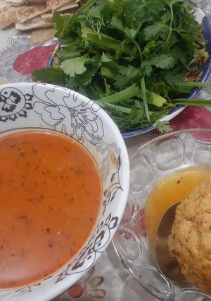 عکسی از دستور آبگوشت کوفته وسبزی