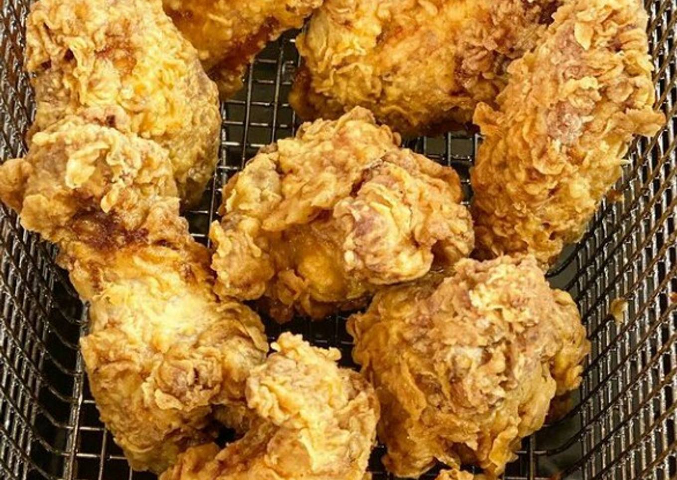 Crispy fried chicken