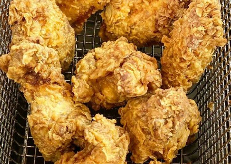 Crispy fried chicken