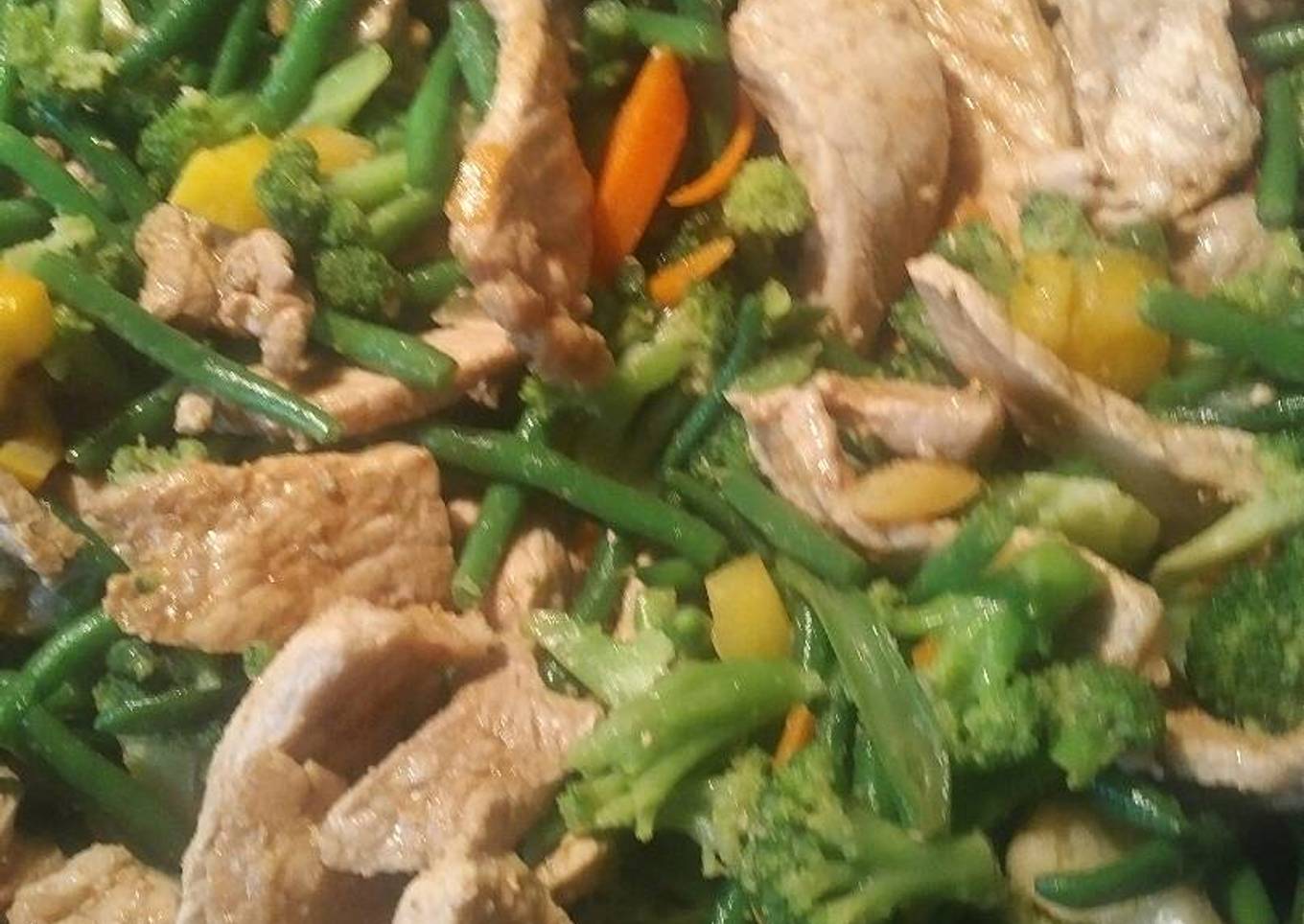 Recipe of Quick Pork Stirfry