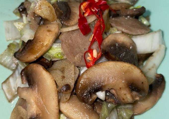 Mudah Banget Masakan Resep Jamur champignon ala-ala jiwa mageran