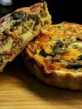Tarteletas de berenjena, carne picada y queso