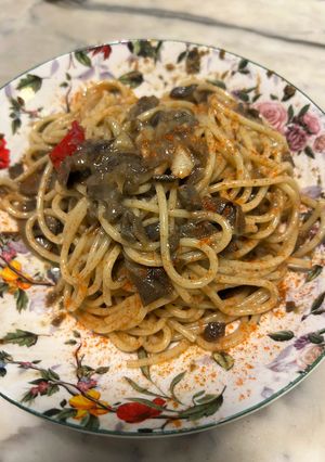 Foto di Spaghetti in Padella 79 Carciofi Solari e Garum Sociorum