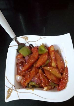 ड्रैगन पोटैटो (dragon potato recipe in Hindi) रेसिपी मुख्य फोटो