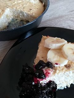 Banános-túrós süti recept fotója