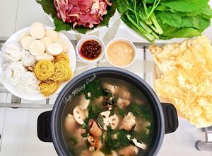 Hình của món Lẩu Dê.