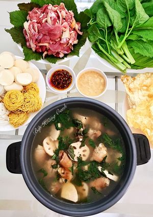 Hình của món Lẩu Dê.
