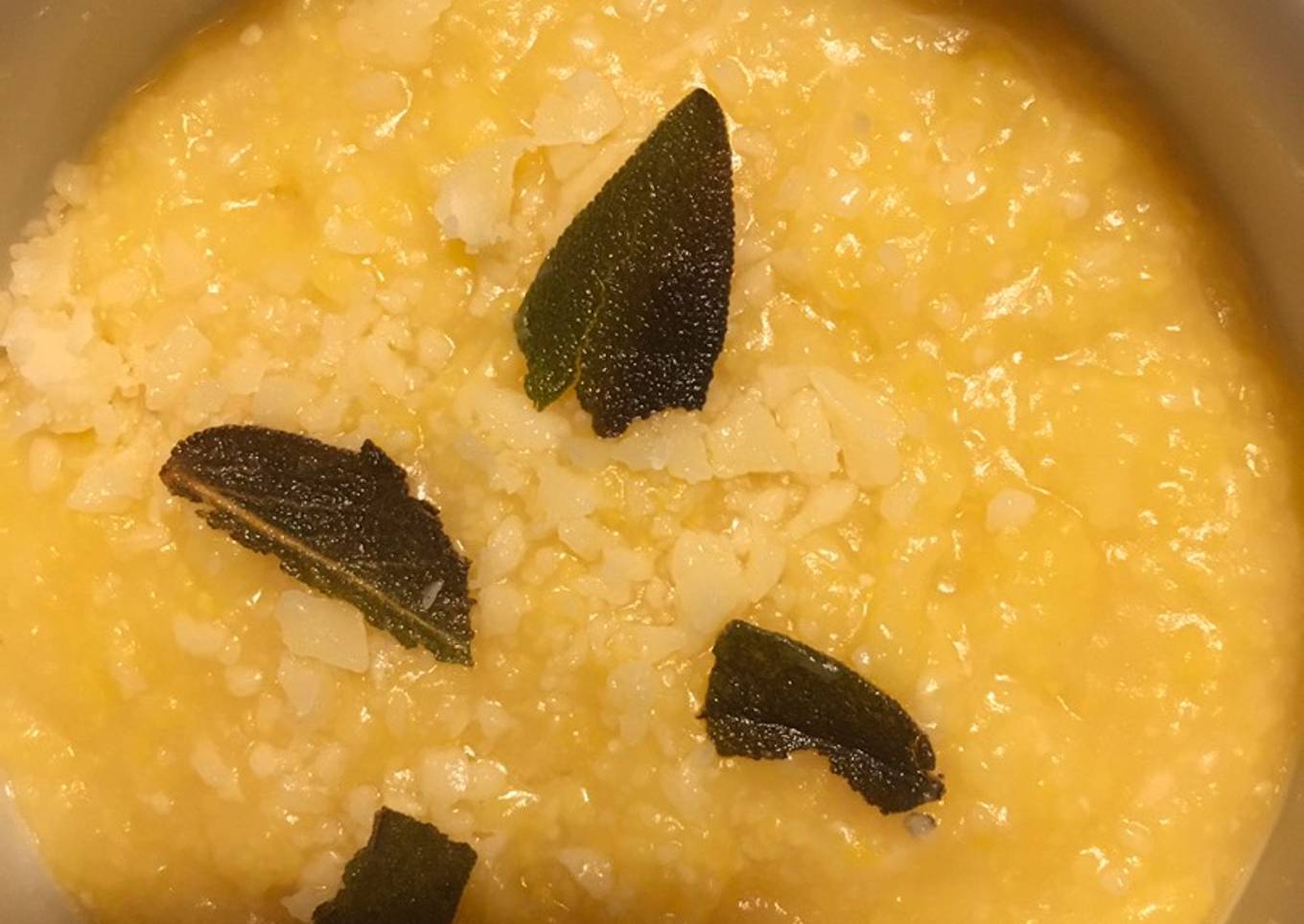 Cheesy polenta