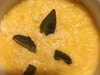 Cheesy polenta