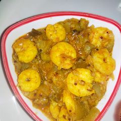 A picture of Ridgeguard Spring Onion Prawns Curry.