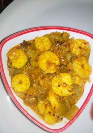 A picture of Ridgeguard Spring Onion Prawns Curry.