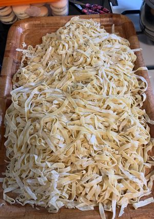 Una foto de Fideos caseros