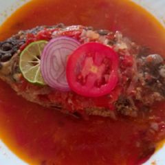 A picture of Stewed Fish #Festivedishcontest #Mombasa.