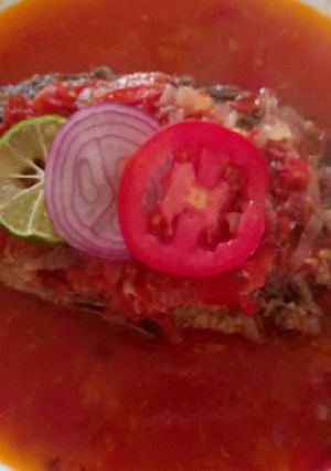 A picture of Stewed Fish #Festivedishcontest #Mombasa.