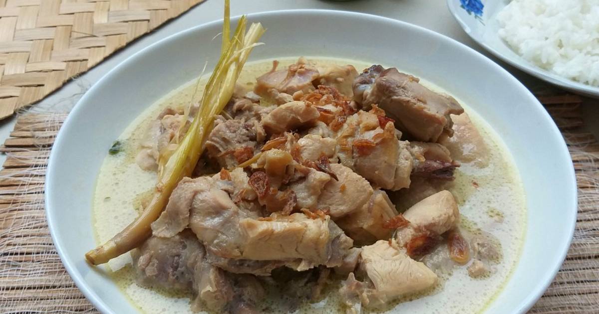 Resep Opor Ayam Putih Oleh Ka Pawon By Elysnawati Cookpad