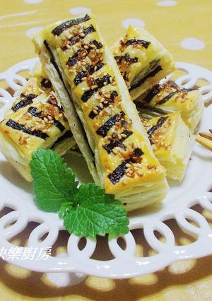 【元本山海苔】海苔起酥派 的食譜成品照片