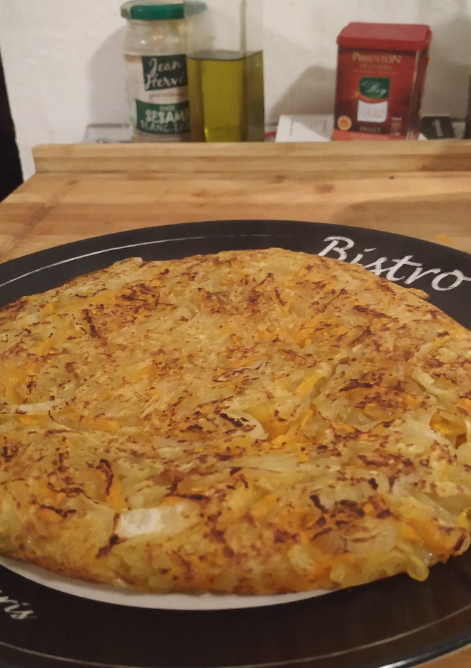 Una foto de 🇨🇭Rösti vegano🇨🇭 al estilo mi mujer