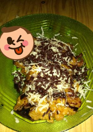 Foto resep Pisang goreng coklat keju