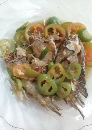 Foto resep Ikan asin cabe gendot