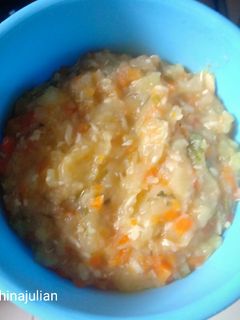 Foto resep Bubur Kentang ayam seledri (MpAsi 10m)