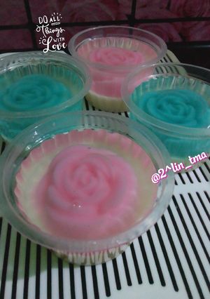 Foto resep Puding Mawar kaca 🌹