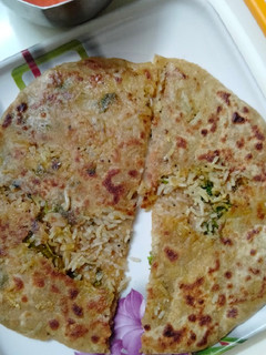 मसाला राइस पराठा (masala rice paratha recipe in Hindi) रेसिपी मुख्य फोटो