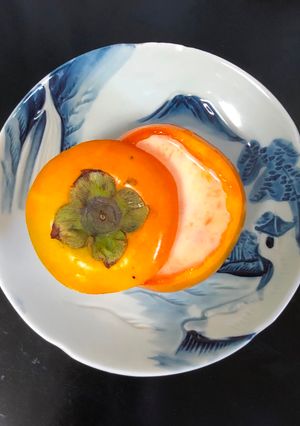 Hình của món Pudding hồng.
