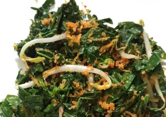 Cara Buat 82. Urap Daun Ubi Singkong Irit Untuk Jualan