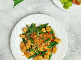 521. Tumis buncis kacang dan tempe