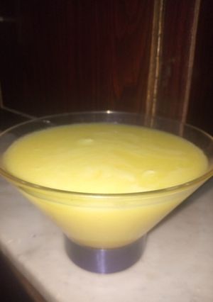 A picture of 🍍coconut n ginger drink.