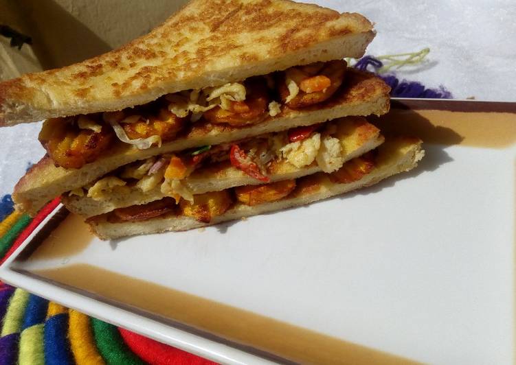 Recipe of Any-night-of-the-week Plantain sandwich